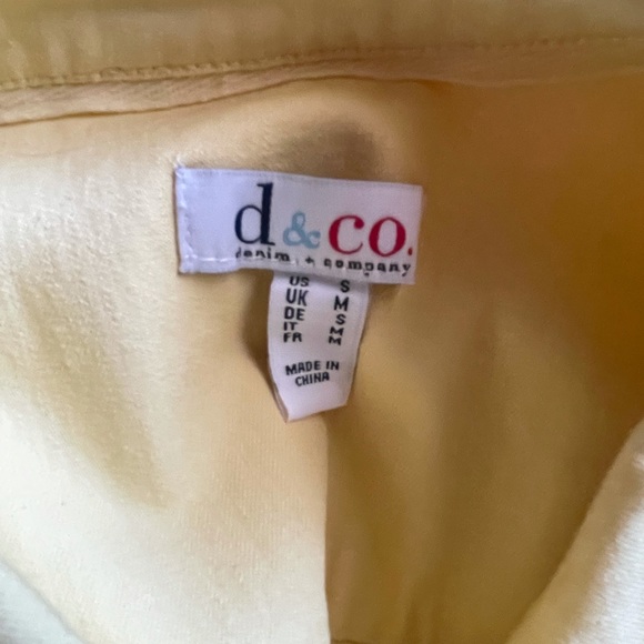 D&company yellow jean jacket - Picture 5 of 6
